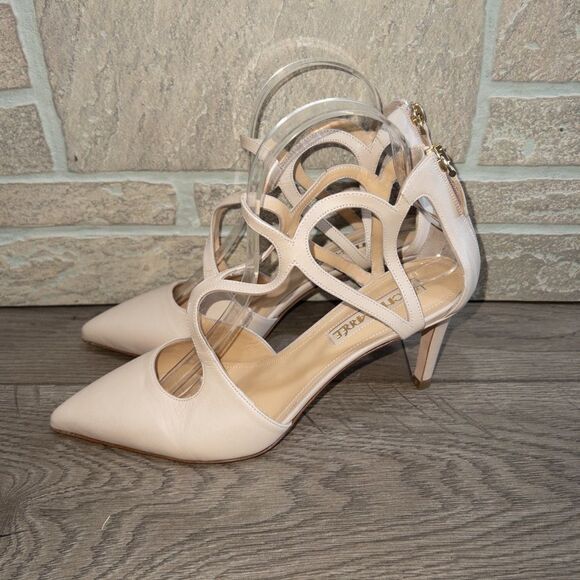 Racine Carrée Natural‎ Cut Out Pumps Size 38/8 - Picture 1 of 5